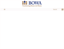 Tablet Screenshot of bowa.com